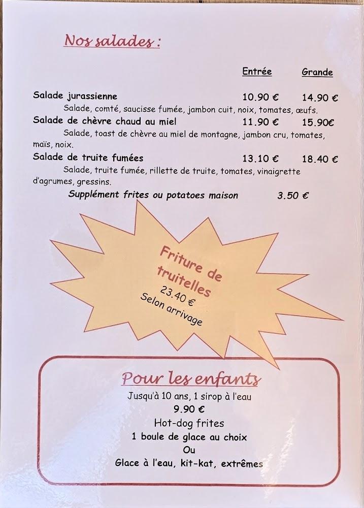 Au Narlay - Menu Image 1