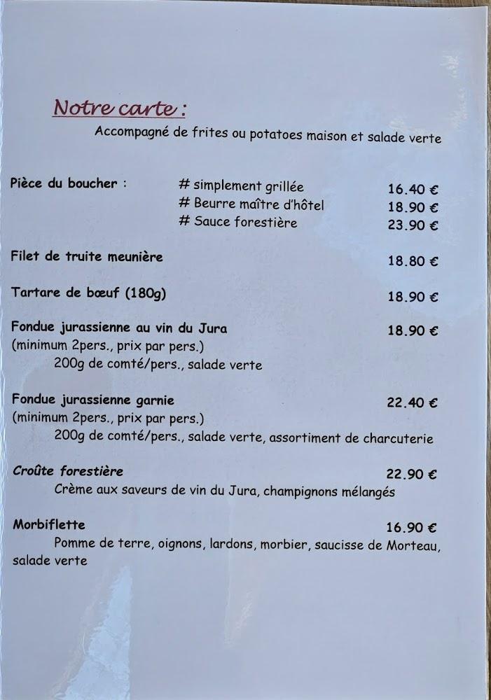 Au Narlay - Menu Image 3